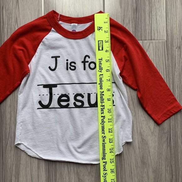 Small Shop Jesus Raglan - Picture 8 of 8